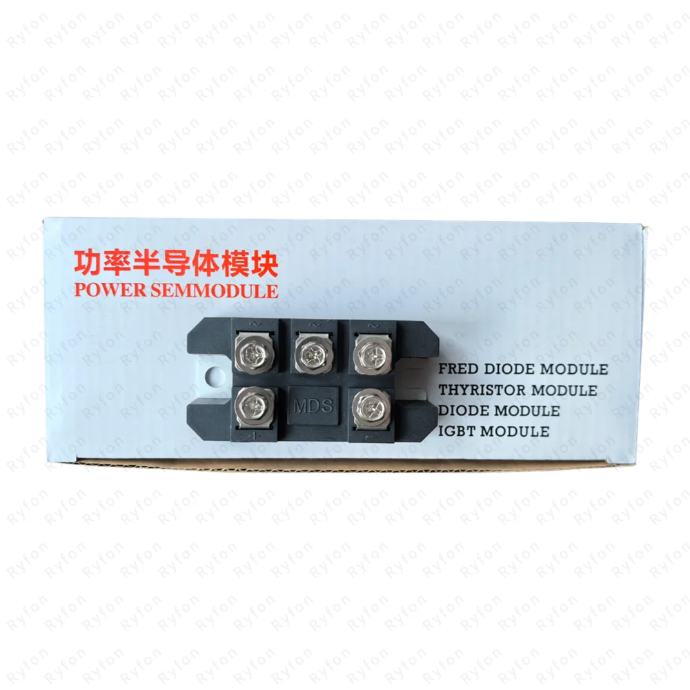 3상 고전력 브리지 정류기 AC-DC 다이오드 브리지 정류기 모듈 MDS100A 3상 정류기 모듈 0-1600V