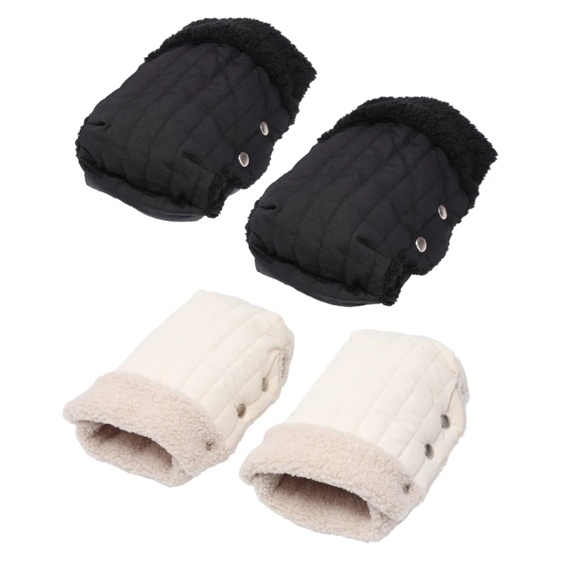 

Warm & Insulated Stroller Hand Muff Soft Fleece Stroller Hand Warmer Insulated Infant Stroller Hand Gloves Lightweight