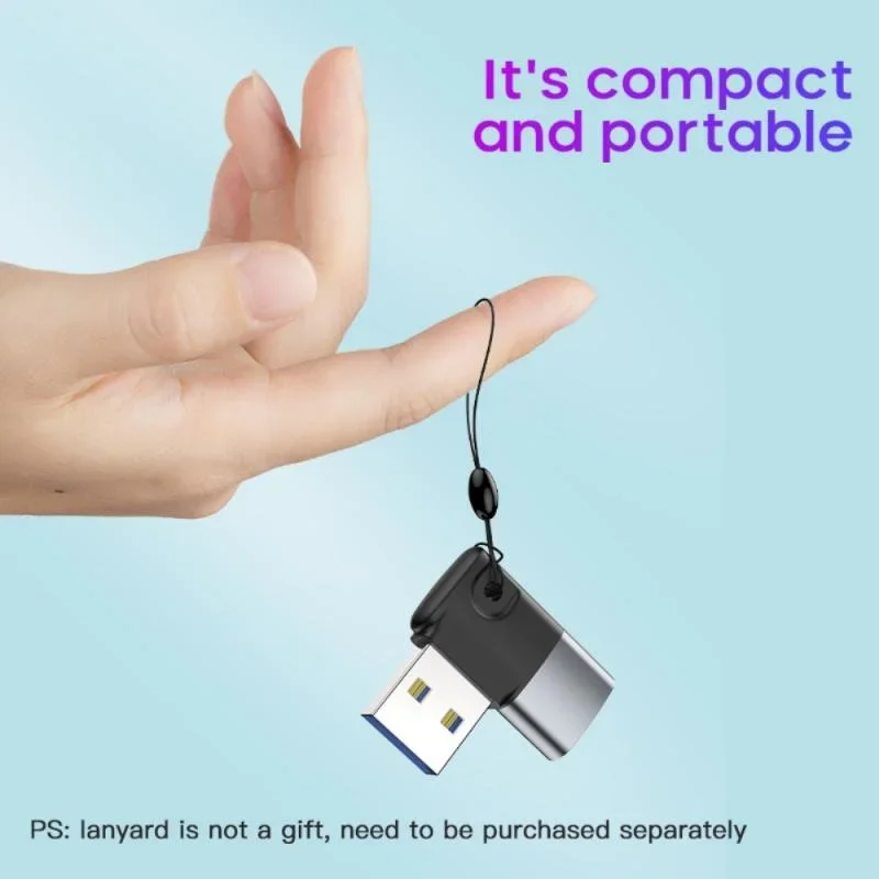USB3.0 to Type-C Female Adapter STONEGO 90&deg; Right Angle Elbow Converter USB C OTG Extension Connector for Laptop Tablet Phones