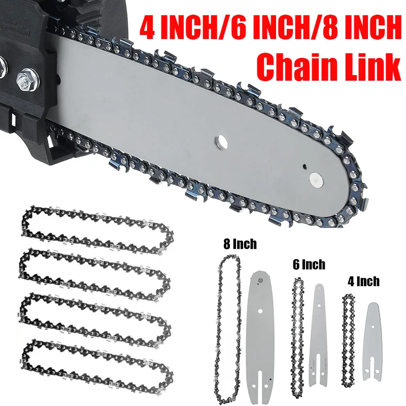 Catene Da 1/4 ''4 Pollici Catene Di Ricambio Da 6 Pollici/8 Pollici Guida Per Catene Per Motosega Elettrica Utilizzata Per Catene Di Ricambio Per Acce