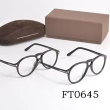 

Tom For Optical Eyeglasses Frames TF0645 Acetate Reading Myopia Prescription Glasses Man Women With Original Box