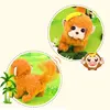 Electronic Plush Monkey Toy Robot Tiger Wag Tail Electric Cute Animal Walk Run Golden Monkey Pet With Sound Kids Birthday Gift 3