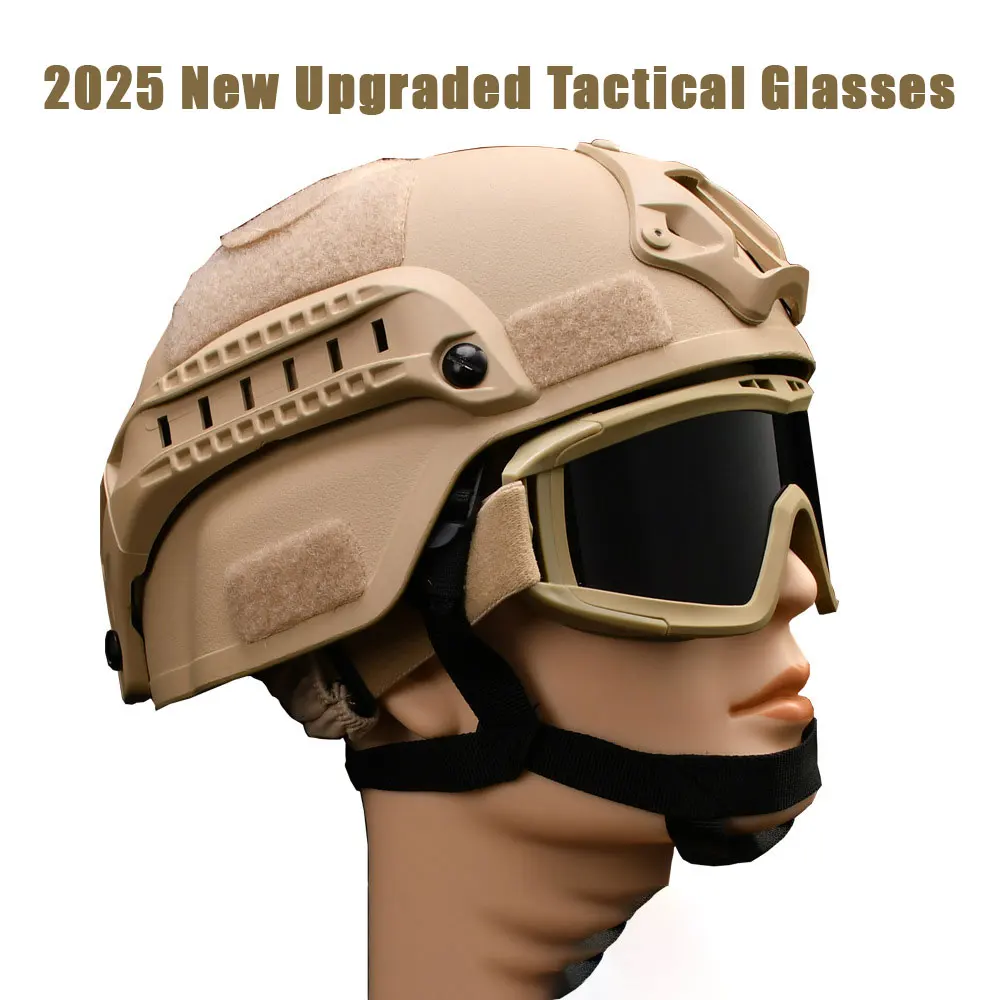 Tactical Goggles with 3 Interchangeable Lenses Windproof Dustproof Safety Glasses for Outdoor Climbing Sport Protective Eyewear safety goggles tactical goggles