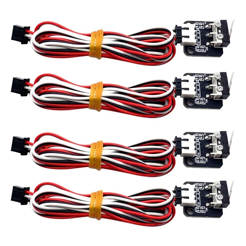 3D Printer Limit Switch 4 Pcs Mechanical Module with 3 Pins Suitable for Ramps Reprap CR-10 Parts and Accessories | Компьютеры и офис