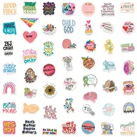 Mental Health Graffiti Stickers - 10/30/50pcs Inspirational Decals for Phone, Laptop, Water Bottle & More - Image 6
