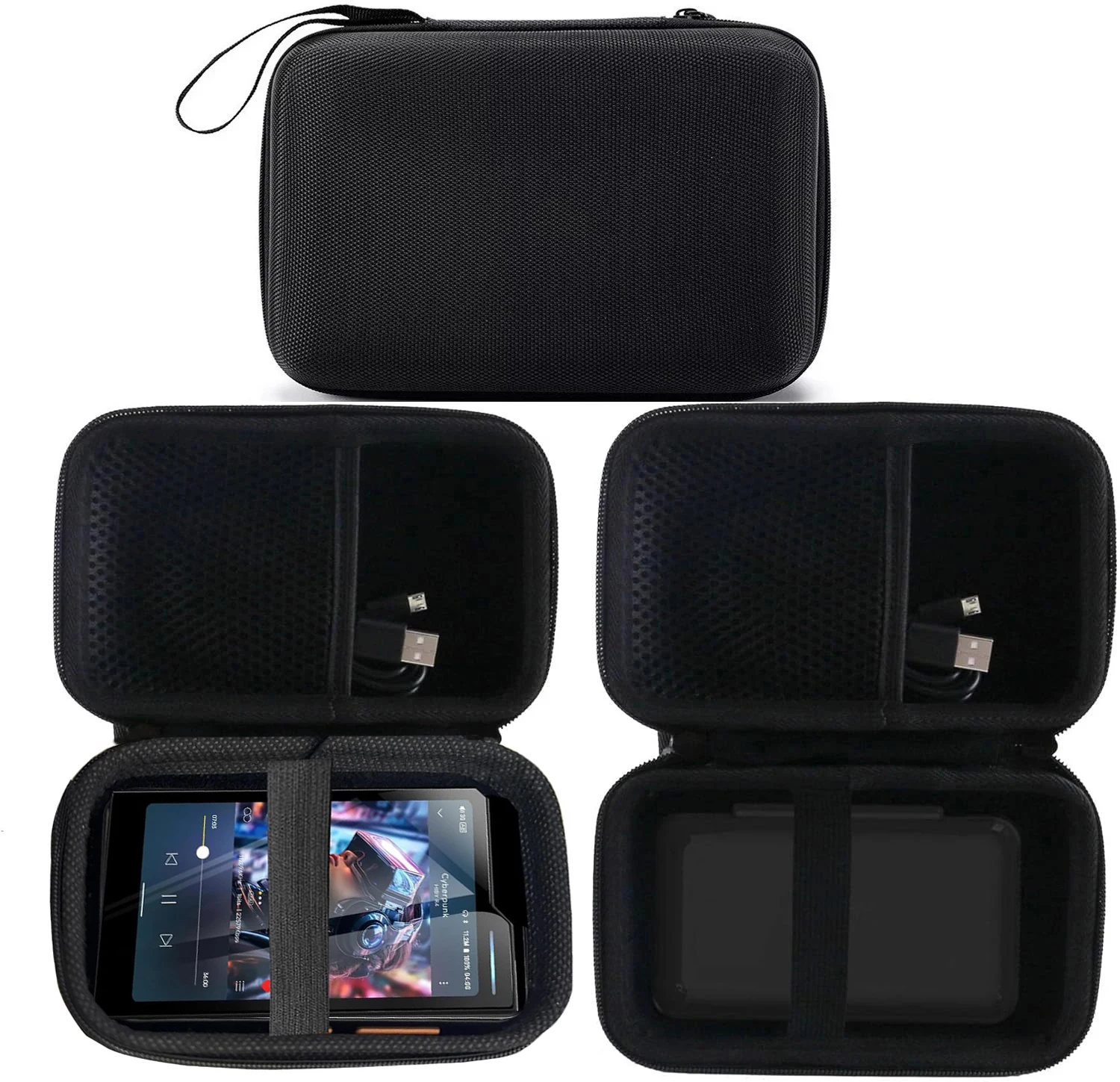 Hiby R4/R5 II/HiBy R6 II/HiBy R6 III 2025 MP3 플레이어 액세서리 보관 가방용 하드 EVA 케이스