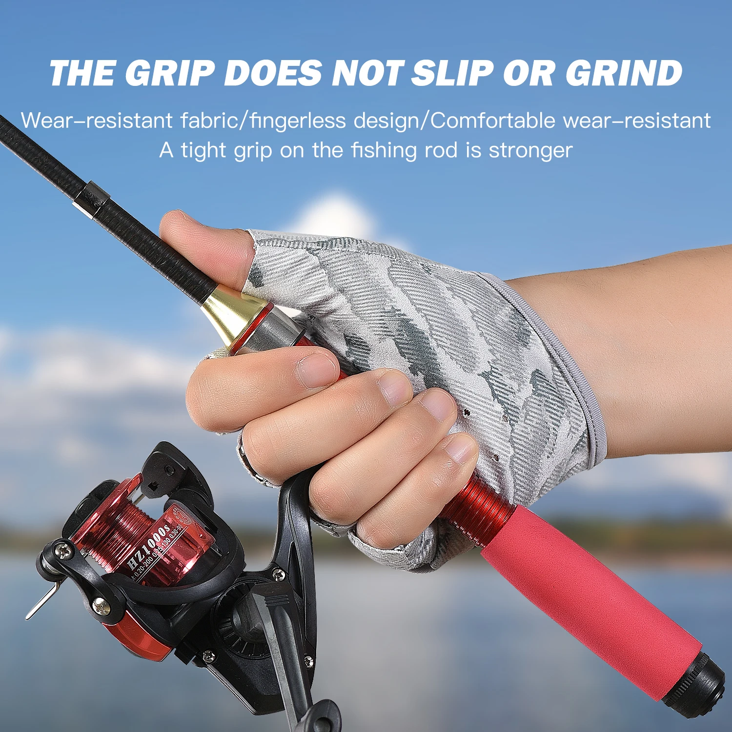 Gloves Fingerless Fishing Gloves are designed for Men and Women Fishing, Boating, Kayaking, Hiking, Running, Cycling Gloves