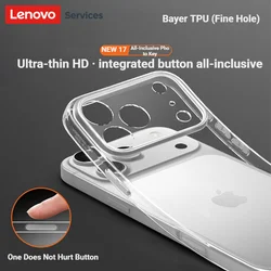 Ultra Thin Clear TPU Silicone Case - Transparent Soft Cover - iPhone 17 Pro (Clear)