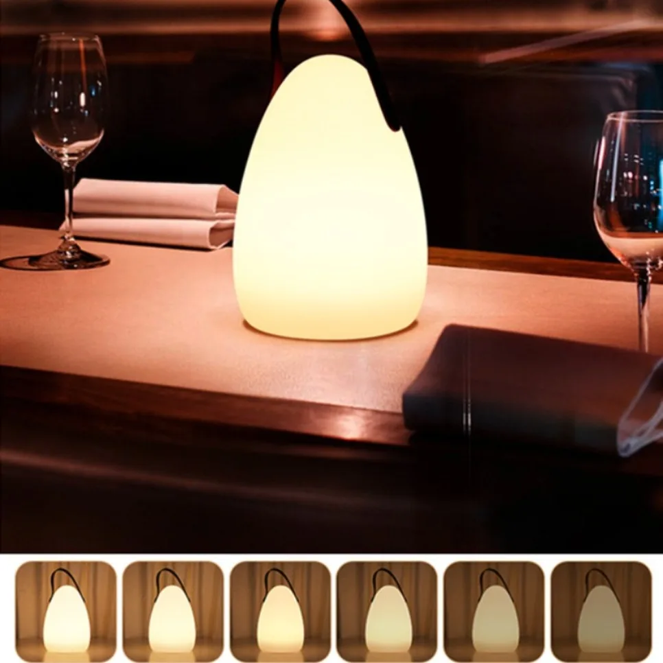 투야 지능형 리모컨 RGB LED 야외 방수 무선 테이블 램프, 캠핑 USB 충전, 휴대용 장식, 16 색