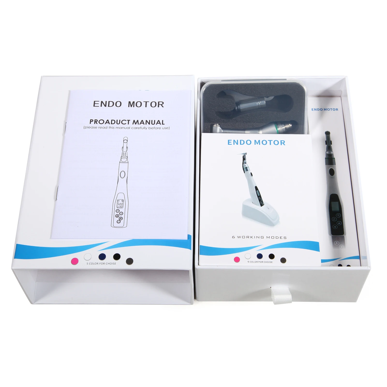 Reciprocating Dental Endo MotorLED/No-LED 16:1 Endodontic Root Canal Treatment / NiTi Files