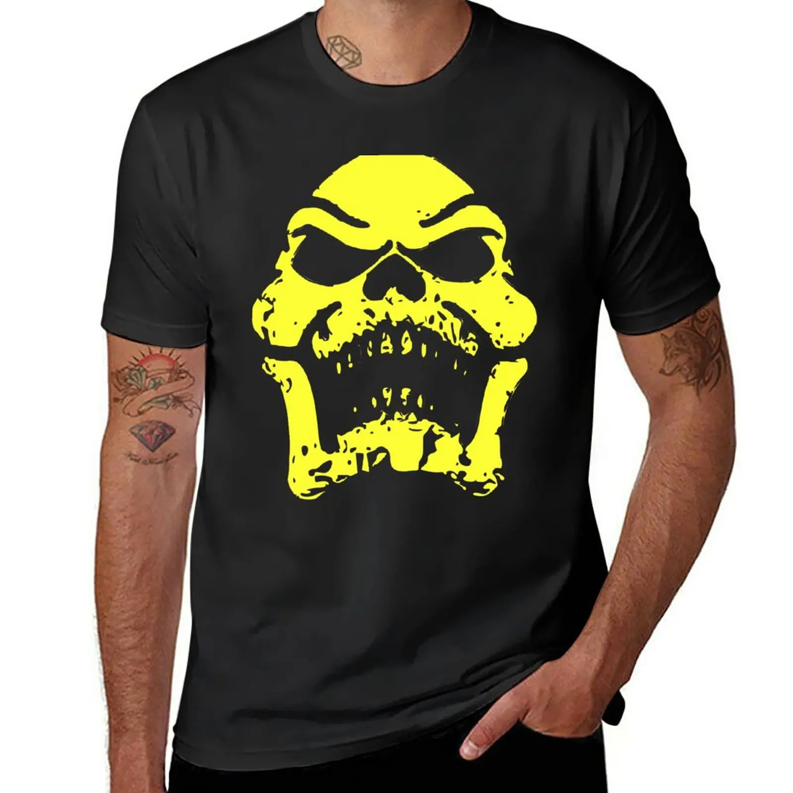 

New Skeletor - Distressed T-Shirt custom t shirt black t shirts black t shirt new edition shirt Men's t-shirt