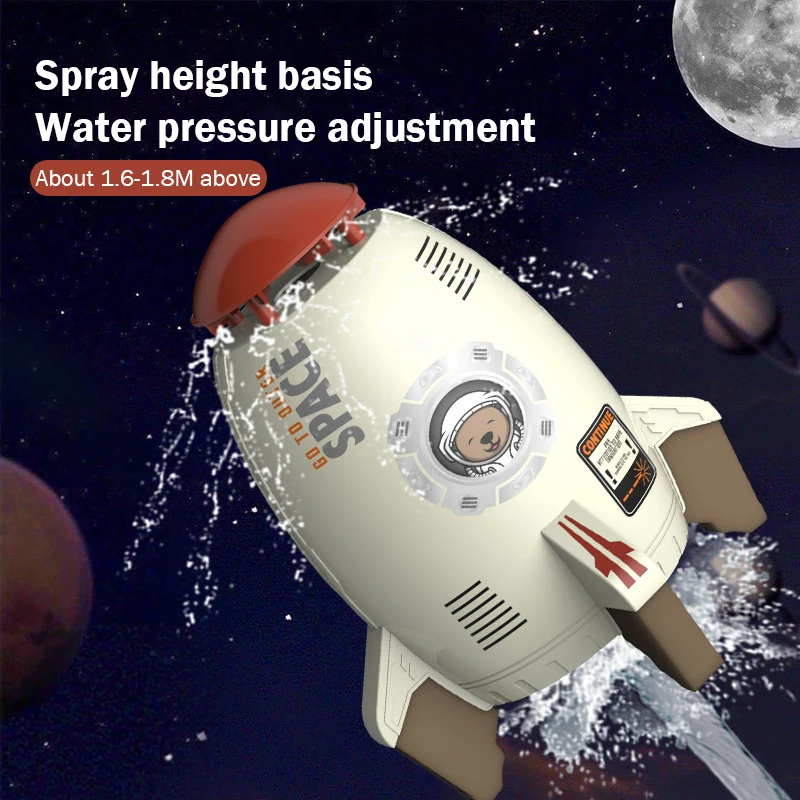 Flying Rocket Launcher Sprinkler Missile Eject Into The Air Sprinkle Water Children's Outdoor Beach Water Toys Summer Game