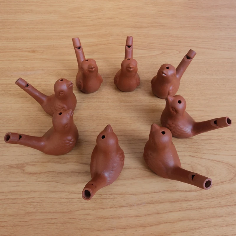 Creative Water Bird Whistle Drawing Warbler Song Ceramic Chirps for Kid Early Learning Musical Instrument Bathtime Musical Toy