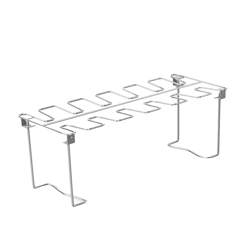 Folded Roast Rack Roast Chicken Leg Rack Chicken Wing Leg Grilling BBQ Non-Stick Barbecue Rib Stainless Steel