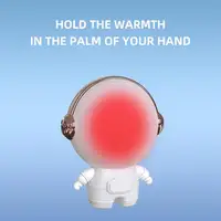 Reusable Electric Hand Warmer Electric Portable Pocket Heater shaped Astronaut Warm  Cold Protection Tool Perfect for Outdoor 5