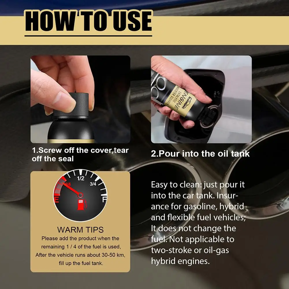 30ml Car Catalytic Converter Cleaner Deep Cleaning Multipurpose Cleaner Engine CSV Clean Accelerators Catalysts Easy Cleaner