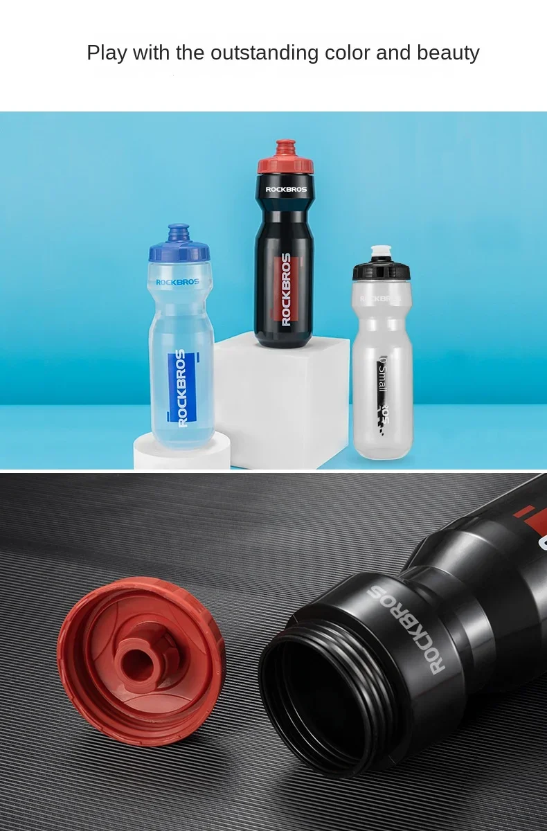 Description Picture 6 of item750ml Bicycle Water Bottle Food Grade Sports Fitness Running Riding Camping Hiking Kettle Leak-proof Bike Bottle Cage
