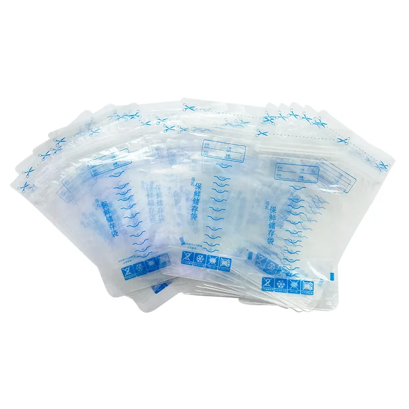 30 Pieces 250ml Milk Freezer Bags Mother Milk Baby Food Storage Breast Storage Bag BPA Free Baby Safe Feeding Bags Feeding breastmilk storage bags