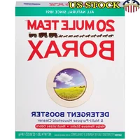 Natural Borax Detergent Booster Multi-Purpose Cleaner Laundry Odor Neutralizer Stain Remover Hard Water Softener Household