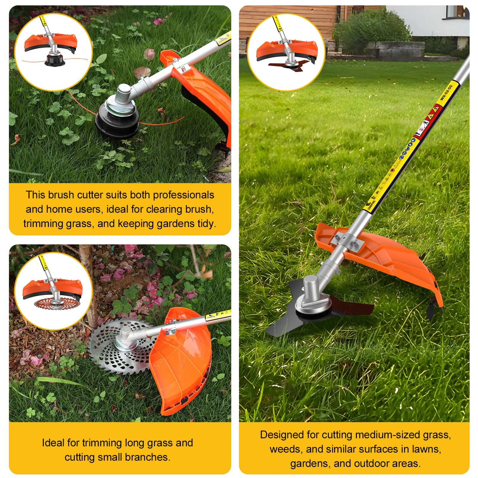 5 IN1 PETROL Brush Cutter Strimmer Grass Trimmer Garden Tool 52cc 2 5 IN1 PETROL Brush Cutter Strimmer Grass Trimmer Garden Tool 52cc 2