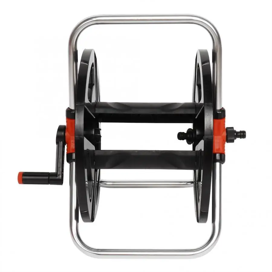 Description Picture 2 of item35m Garden Hose Reel Storage Cart - Portable Water  Rack & Shelf for Garden Tools