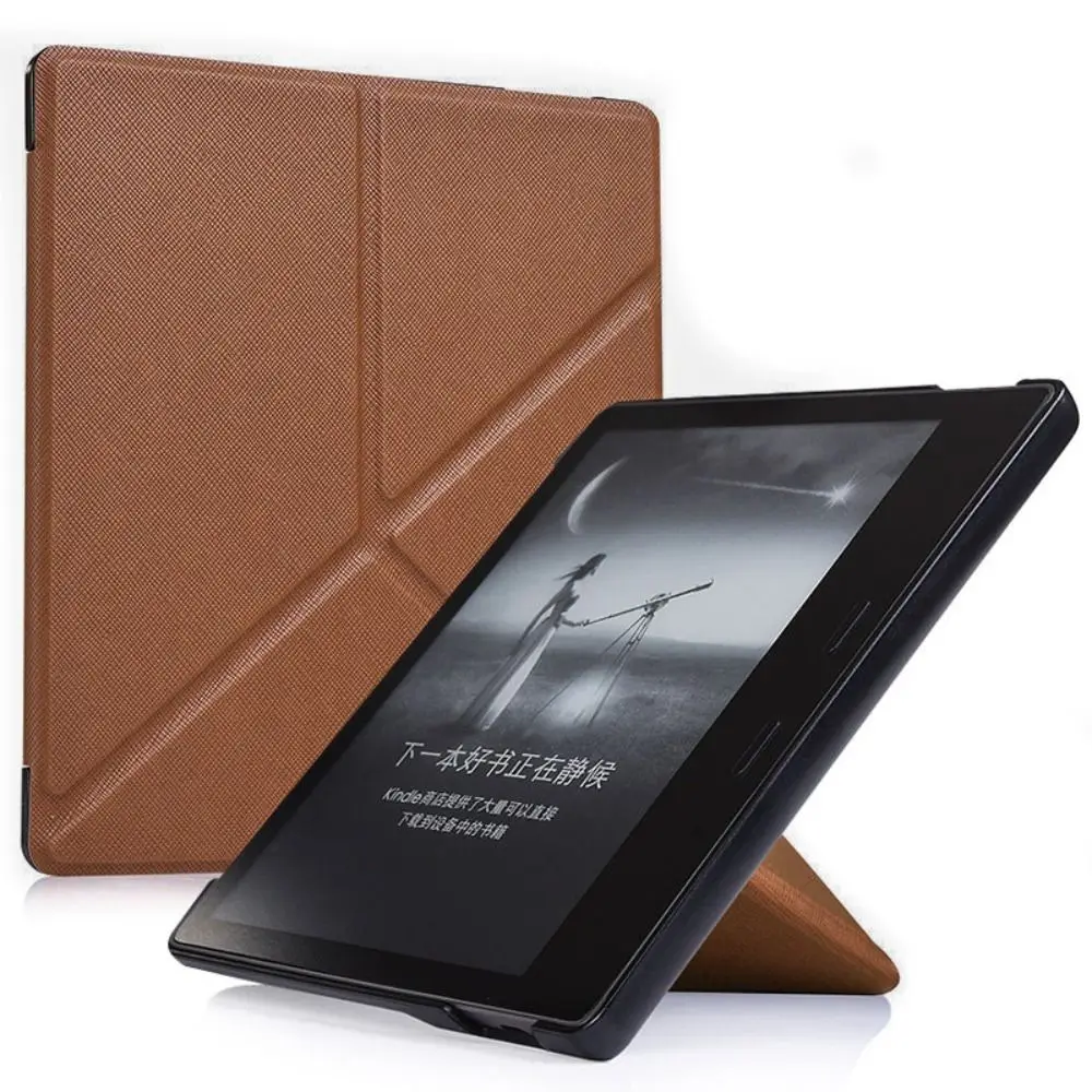 Premium PU Leather Folio Stand Case for 7-Inch E-Book Readers