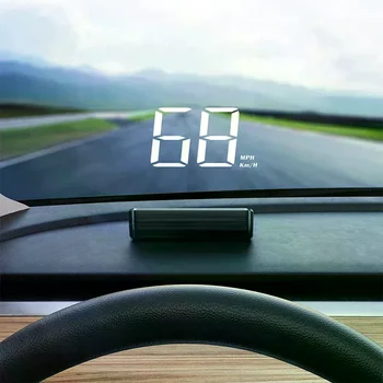 Tachimetro digitale per auto HUD GPS Head up Display Proiettore per parabrezza per veicoli Camion Accessori elettronici per auto