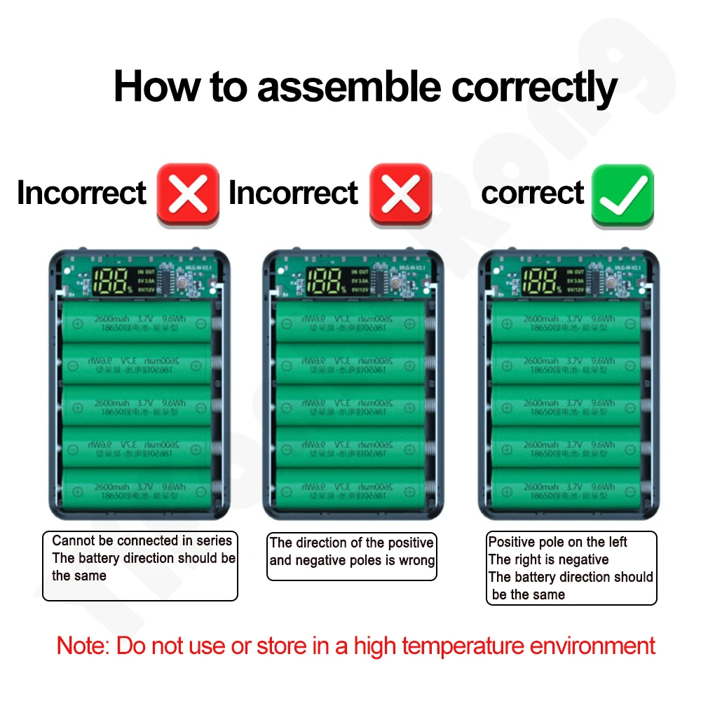 Power Bank Case 5V 2A 