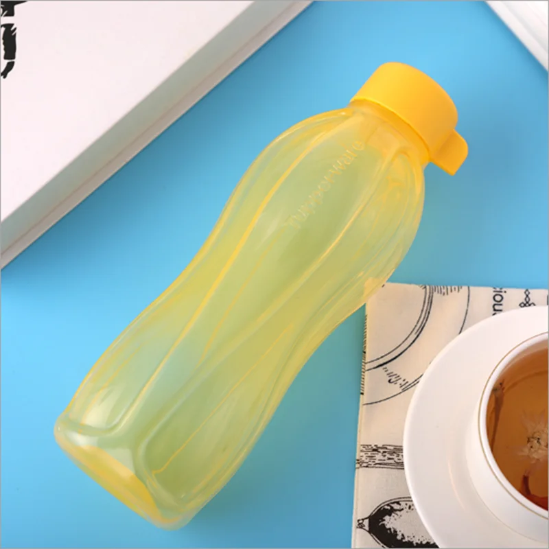 Tupperware Bottle 310ml Portable Water Bottle Plastic Drinkware Cups Outdoor Sports School Party