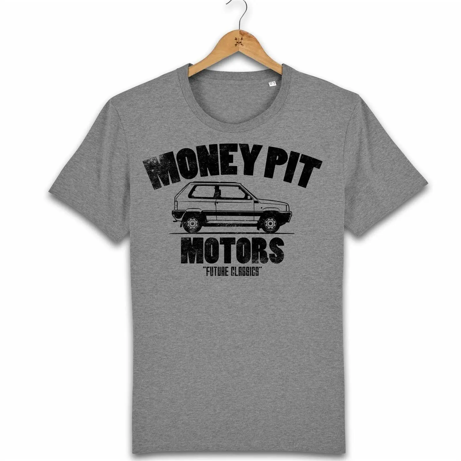 Motorholics Mens Money Pit Motors Fiat Panda 4X4 T-Shirt S - 5Xl