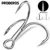 20pcs High Carbon Treble Hooks - Super Sharp, Solid Size 1#-14# Triple Barbed Steel Fishing Lure - Jigging Fishing Hook 1