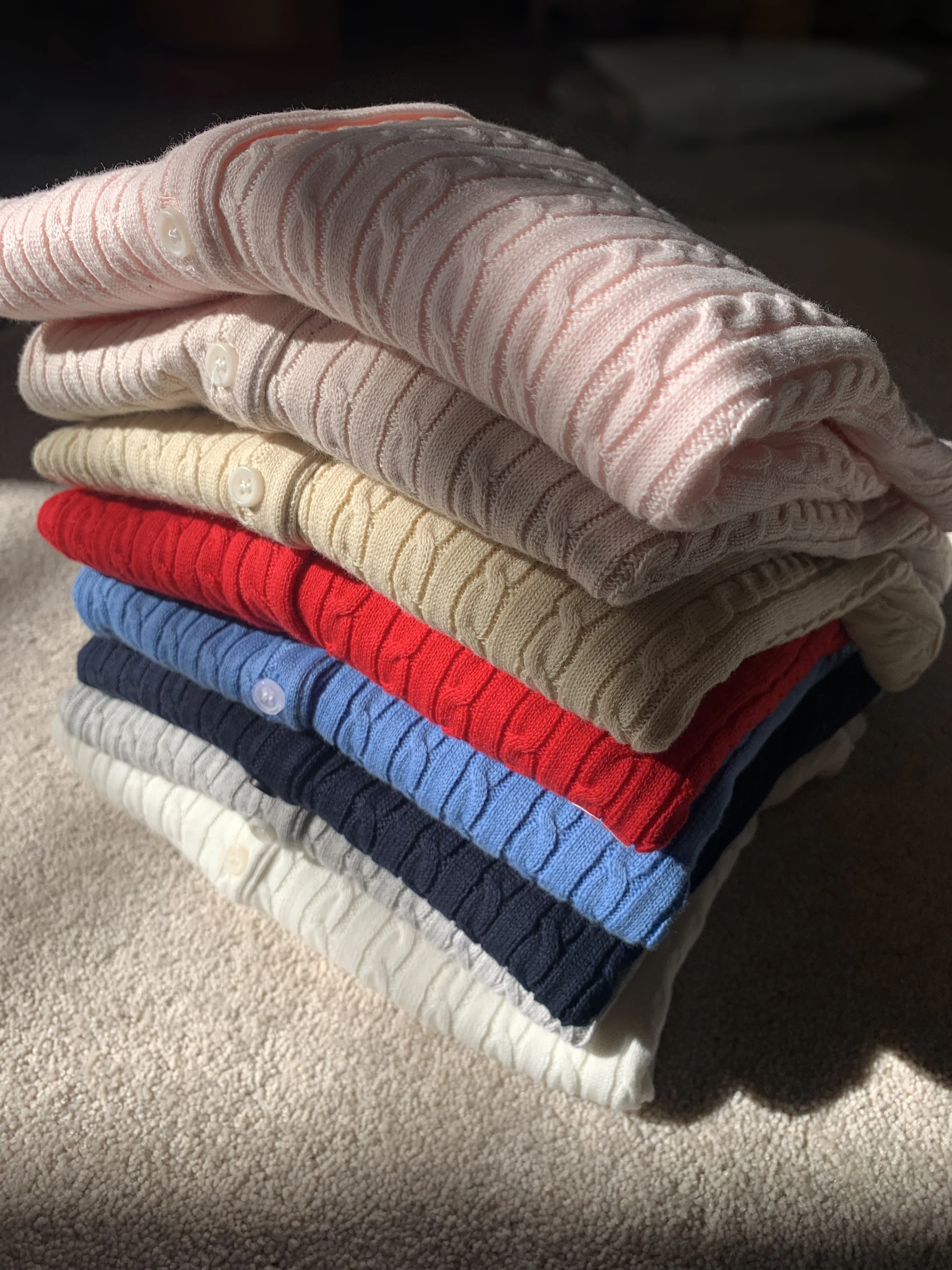 New Red Twist flower Knitted Sweater Cardigan O-Neck Single Breasted Long Sleeve Slim Coat Vintage Streetwear Simple Crop Top 2