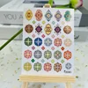 1 piece Bohemian Tile Style 3d Nail Art Sticker Nail deco Slider 3