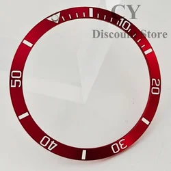 34mm Premium Watch Bezel Insert (5 Red Bezel)
