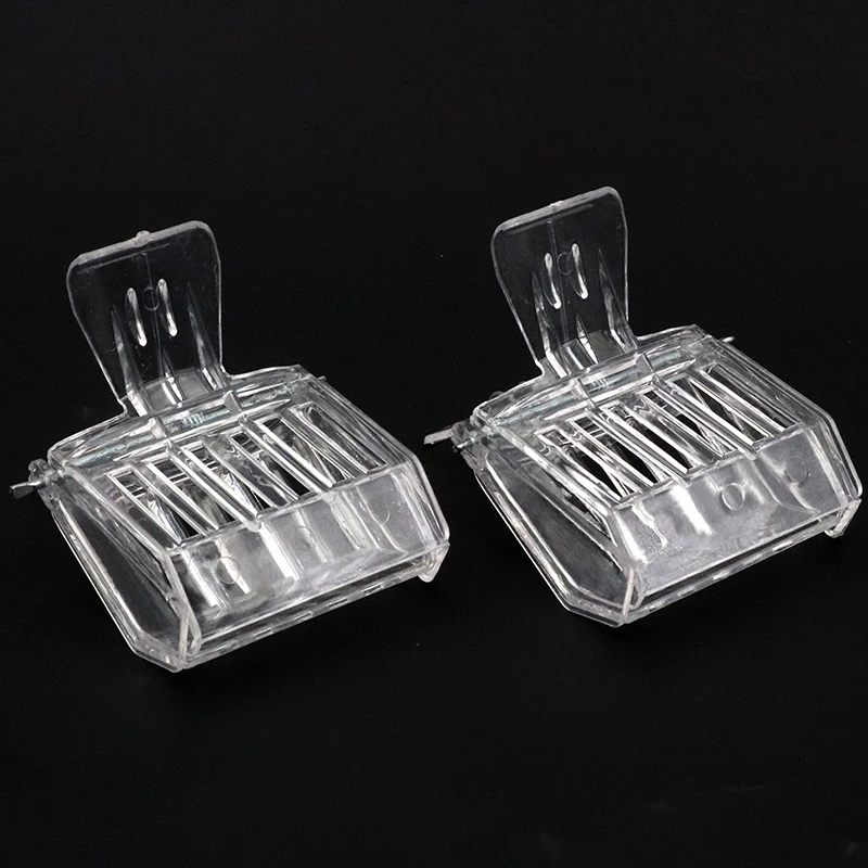 Beekeeping Tools 2 Pcs Bee Queen Catcher Colorless Clear Plastic Clip Cage Beekeeping Equipment Tool Beekeeper Equip Isolation Room