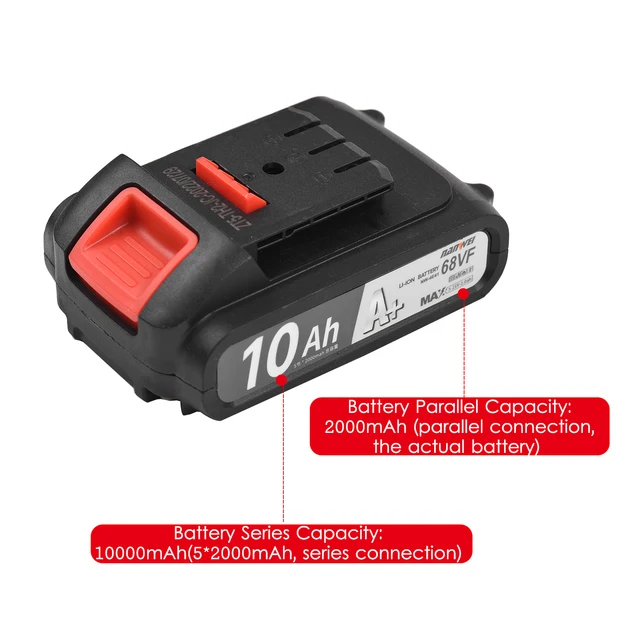 21 V Kefe Nélküli Vezeték Elektromos Metszés Olcsó Újratölthető 10Ah Lítium Akkumulátorral Működő Fa Ágúszókert Kerti Vágók Szerszám - Image 5
