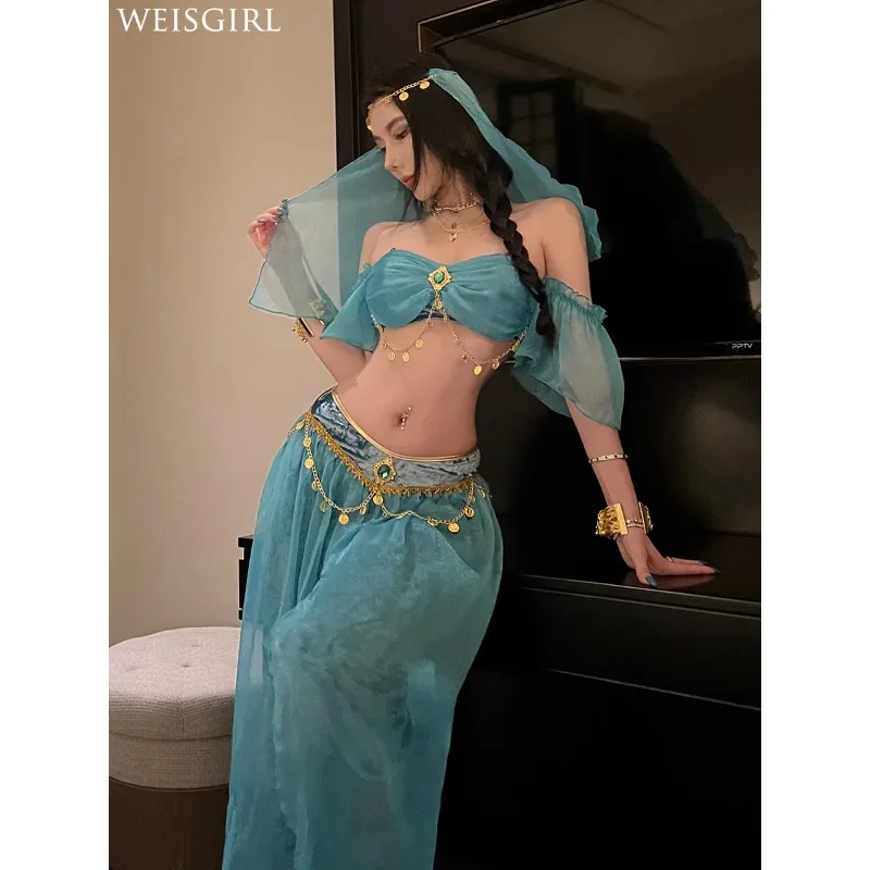 Customized Sexy Goddess Belly Dance Costumes Egyptian Queen