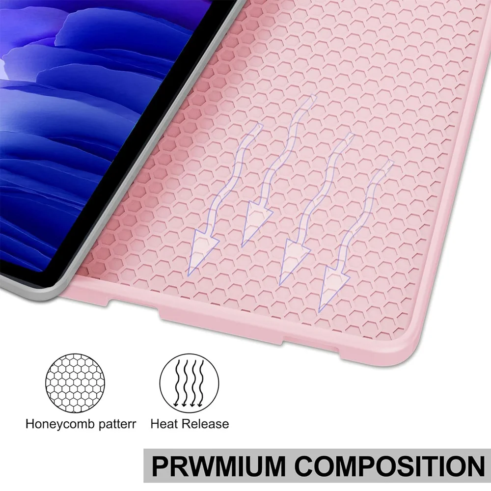 Premium Keyboard Case with Pencil Holder & Detachable Bluetooth Keyboard
