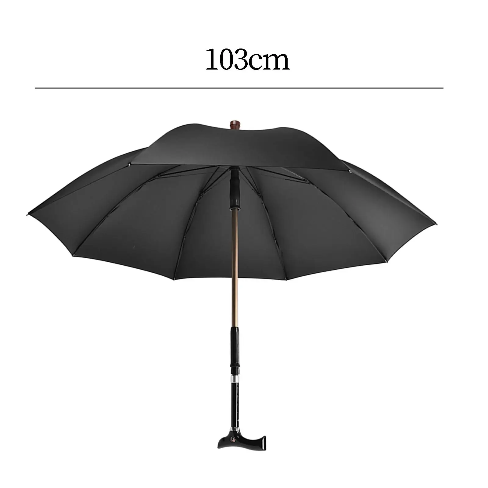 Rain Umbrella 2 in 1 Design Walking Rod Umbrella for Elderly Rain Umbrella 2 in 1 Design Walking Rod Umbrella for Elderly