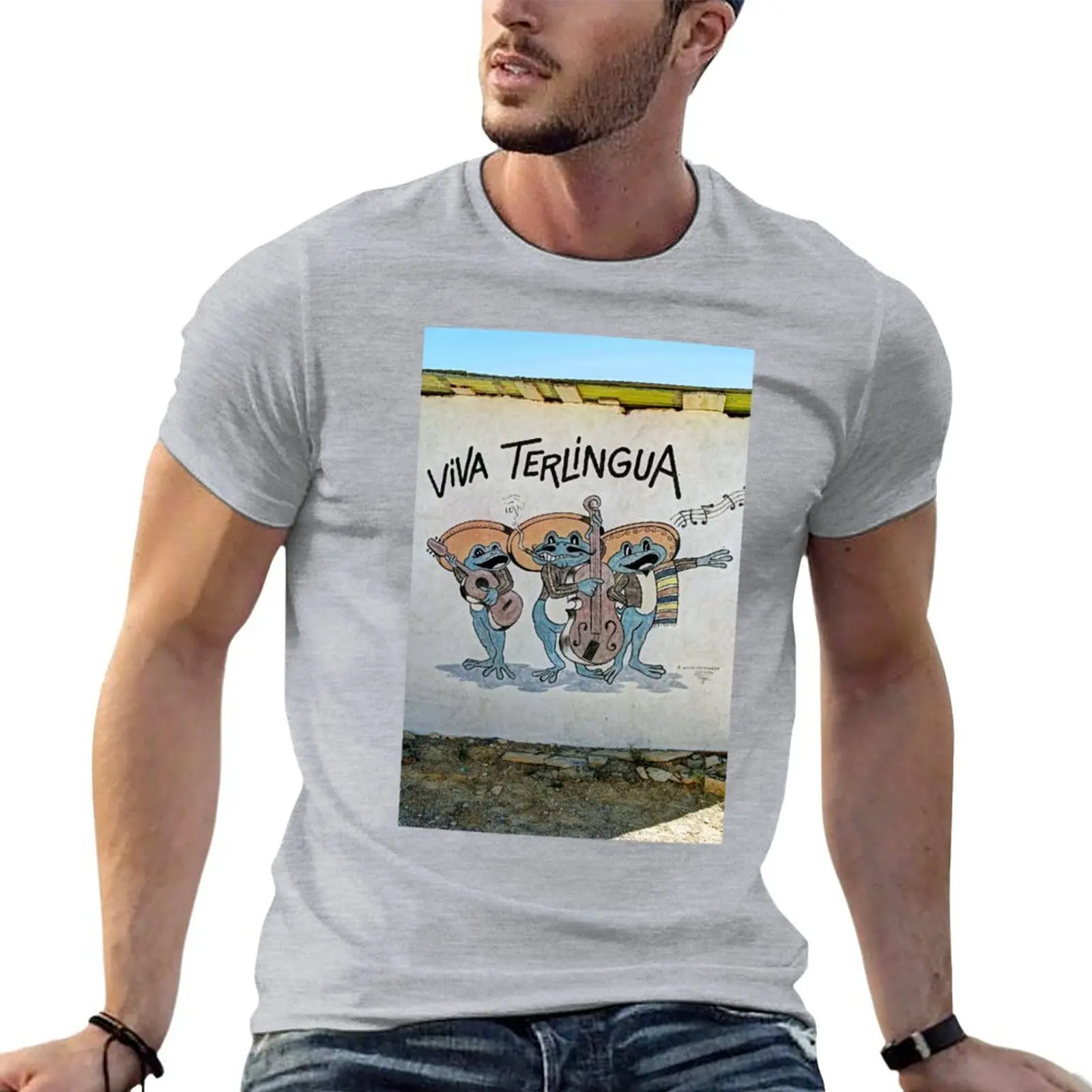 

New Viva Terlingua! T-Shirt quick-drying t-shirt t shirt man animal print shirt for boys tees mens t shirt graphic