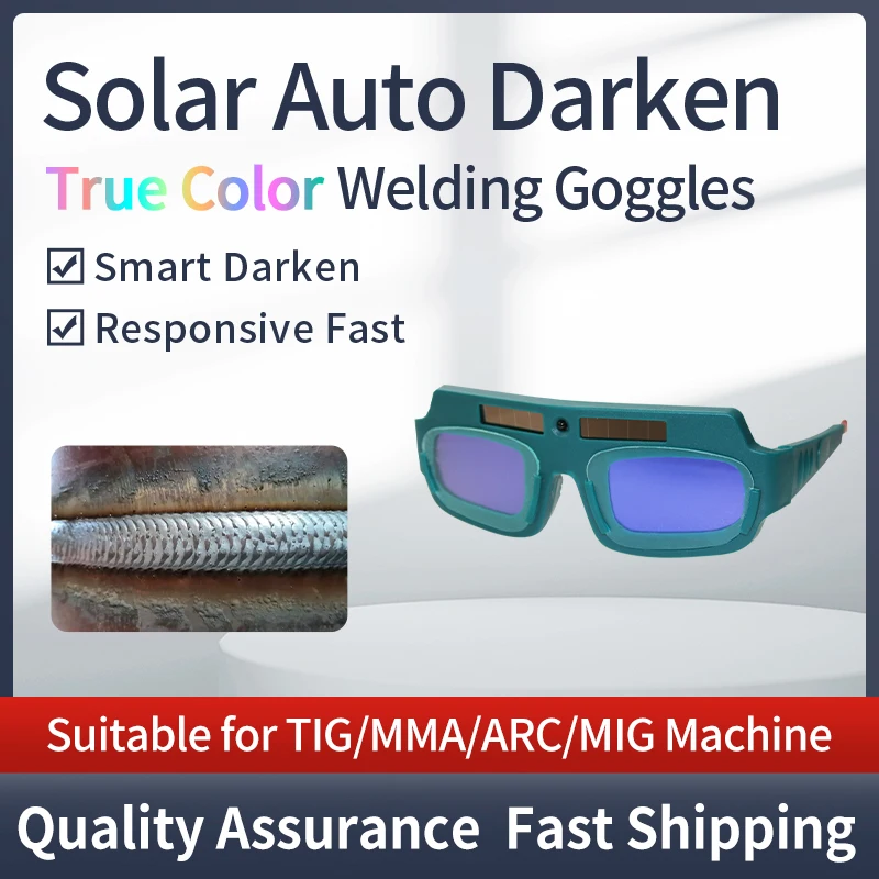 Solar Auto Darkening True color Welding Mask Welding Helmet Eyes Goggle/Welder Glasses Arc Protection Helmet for Welding Machine