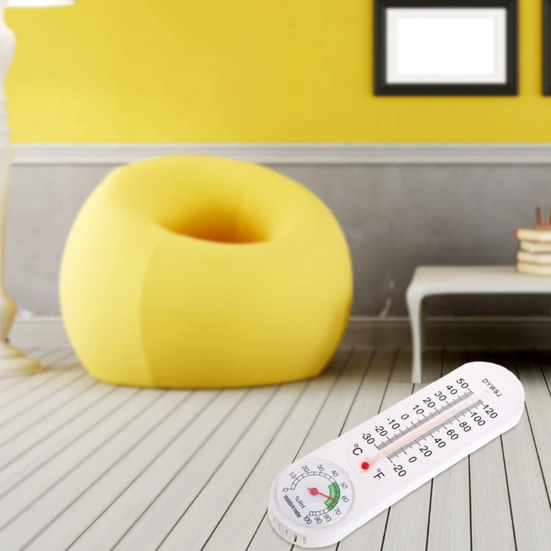 

Wall Hanging Thermometer Hygrometer Temperature for Indoor Outdoor Garden Office