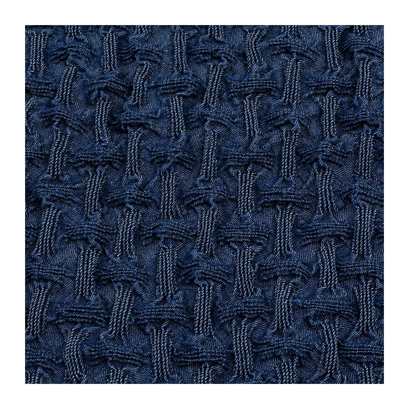 Texture Heavy Industry Pleated Fabric Elastic Washed Handmade Diy Reconstructed Clothing Designer Surface