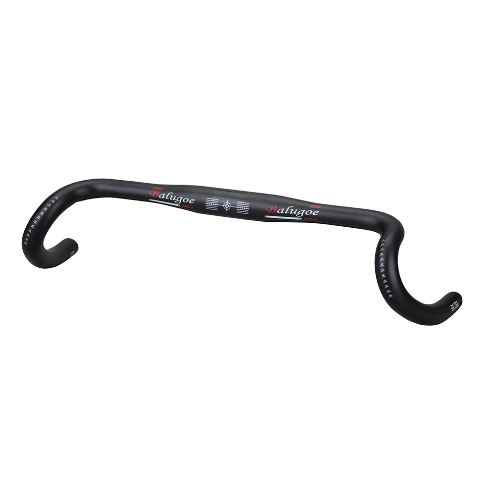 BALUGOE カーボンハンドル フレア Balugoe-カーボンファイバーマウンテンバイクハンドルバー