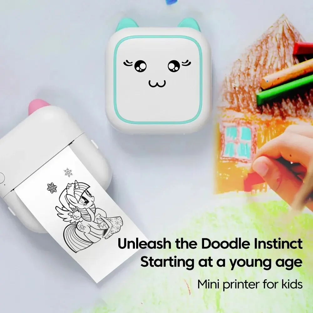 Mini-Printer-Thermal-Adhesive-Labels-Printer-Sticker-Bluetooth-Mini ...