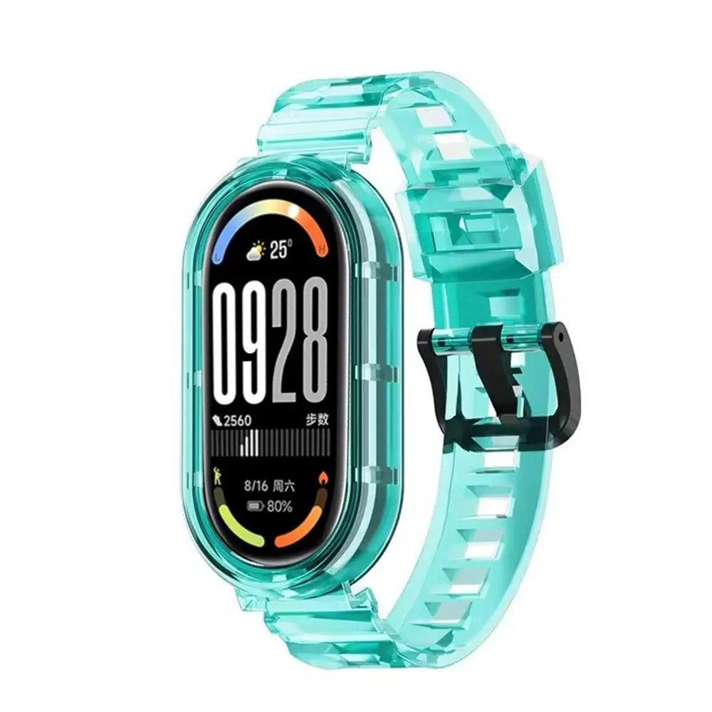 Transparent TPU Strap - Clear Soft Sport Wristband, Sweatproof Smartwatch Accessory