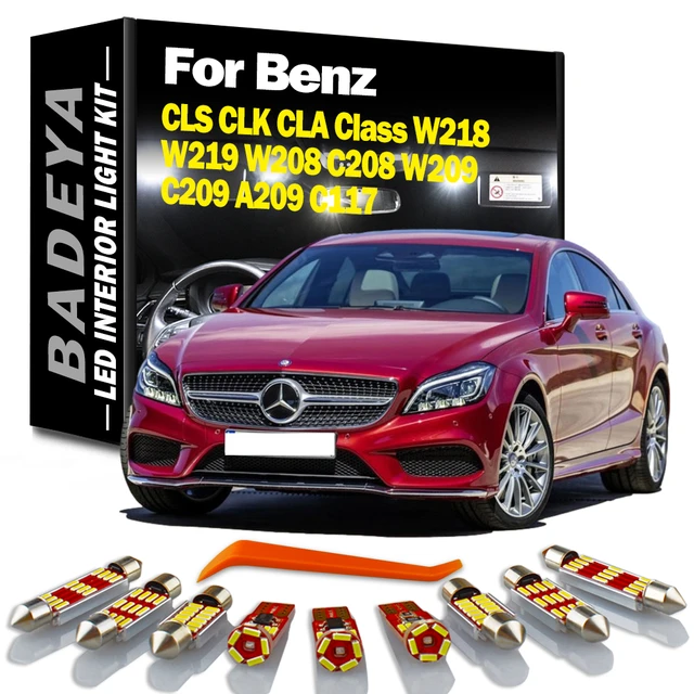 BADEYA Canbus Car LED Interior Light Kit For Mercedes Benz CLS CLK