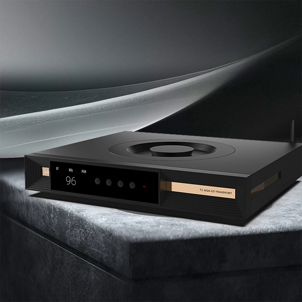SMSL VMV T2 Hi-Fi CD Player Bluetooth Desktop Decoder USB DAC with MQA Support Fully Expandable Clock Input and Output