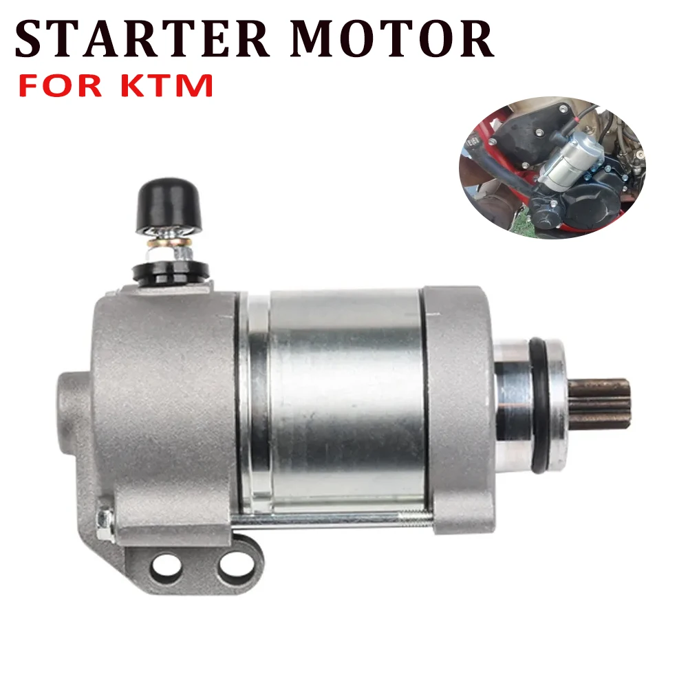 For KTM 200 250 300 XC EXC XC-W EXC250 EXC300 Six Days 2008-Motorcycle Starter Motor 12V Electric Starter Boot
