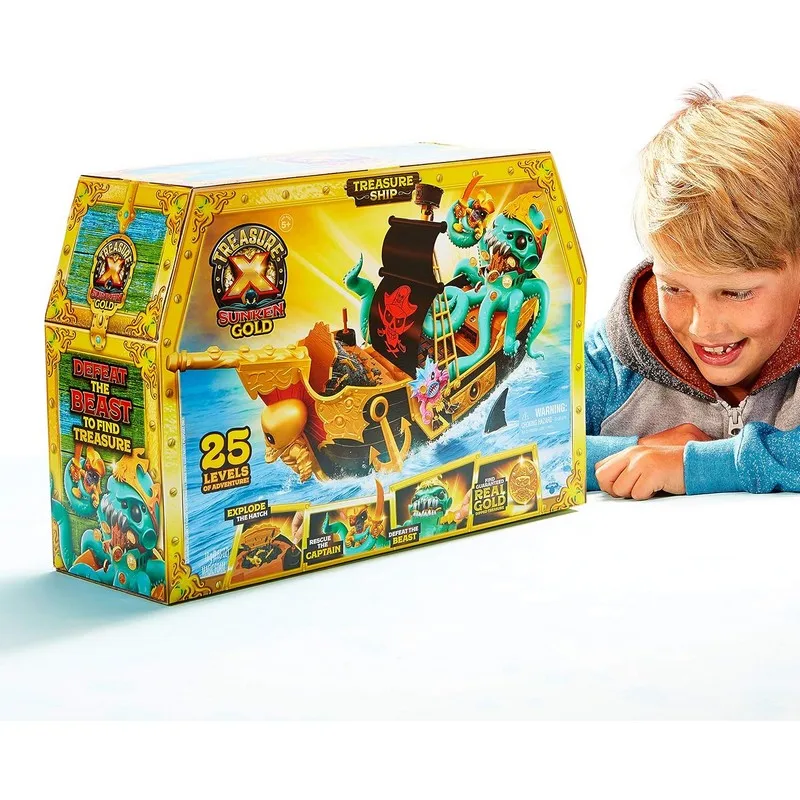 Treasure X Pirate Ship, Vampire Adventurer Gold Treasure Boy Toy